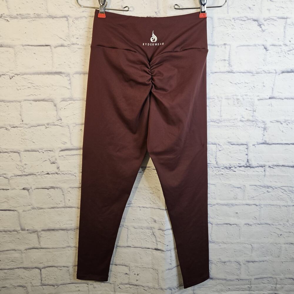 Ryderwear Scrunch Butt Leggings Medium brown Ryder Rider - Picture 3 of 7